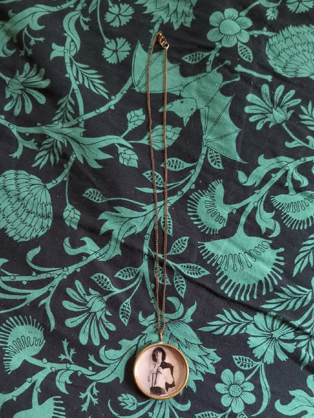 Brass Patti Smith Pendant